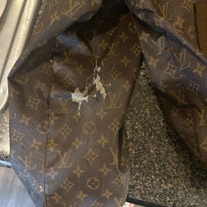 Vintage Louis Vuitton Monogram Bomber • XL • AUTHENTIC • Distressed / For Repair